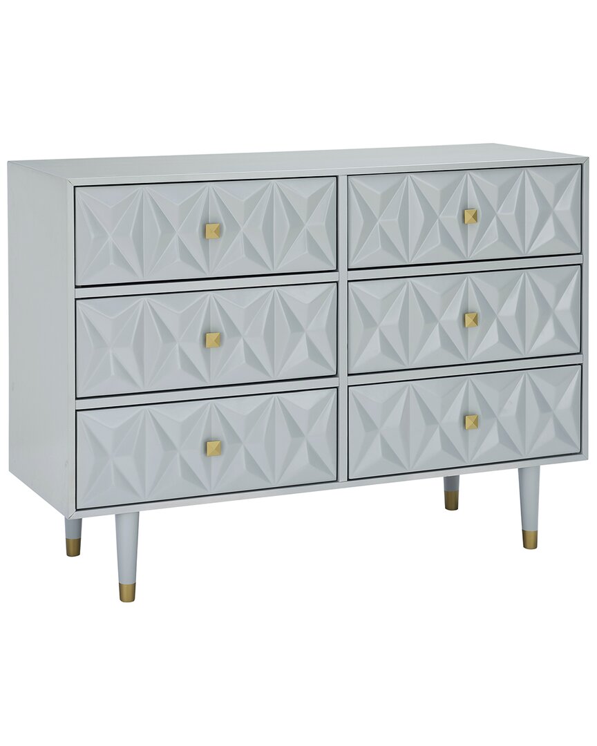 Geo 6-Drawer Texture Dresser