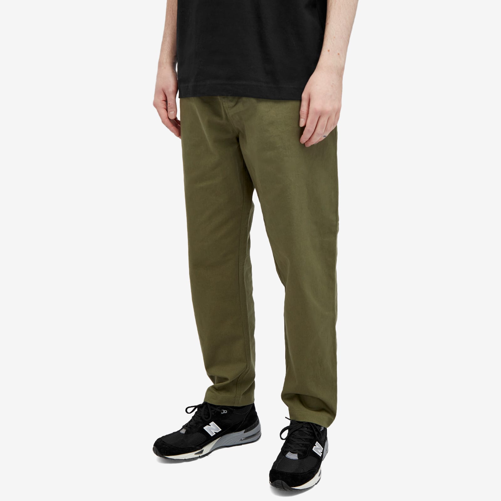 Men's Twill Fatigue Pants in Light Olive