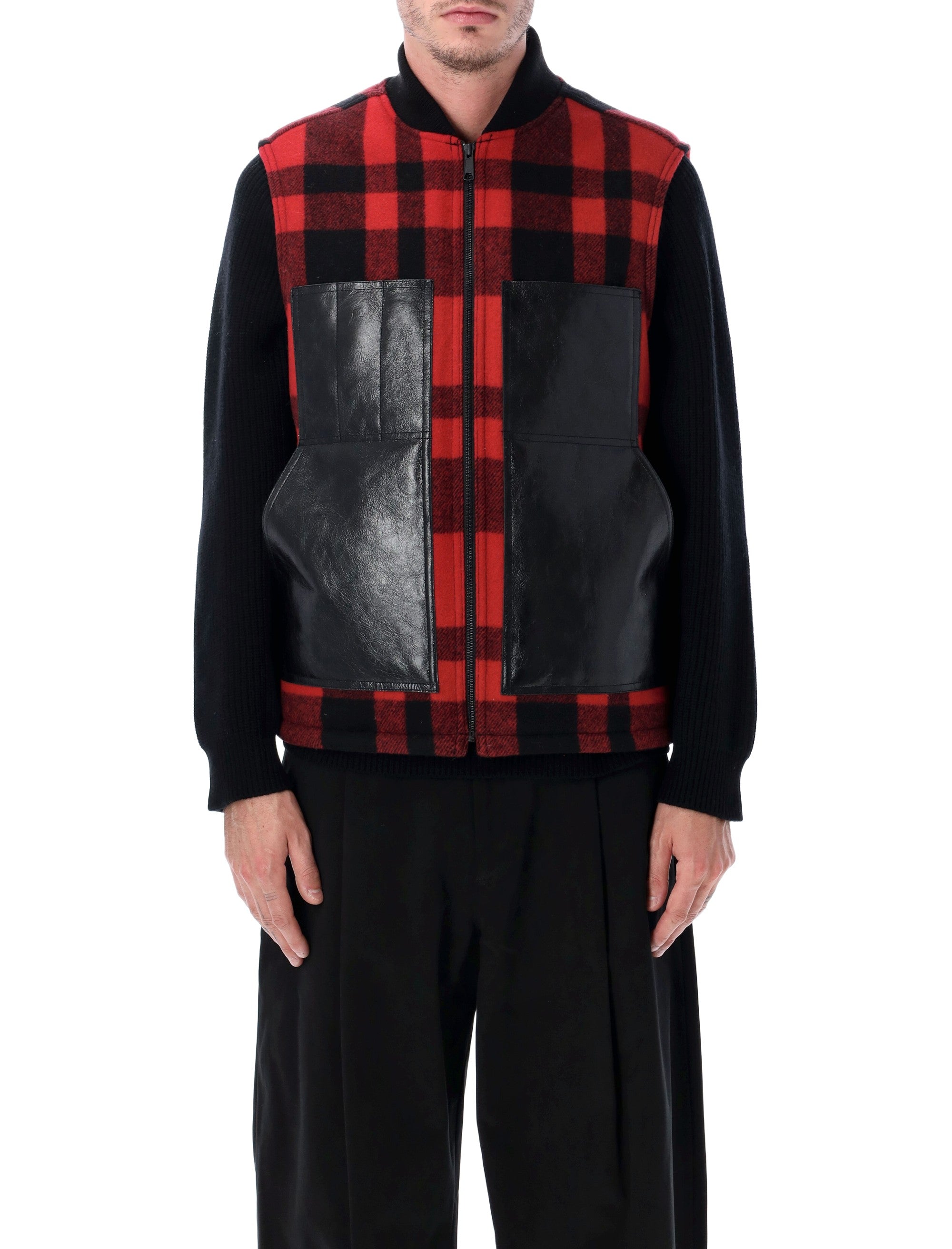 Structured Workwear-Inspired Vest in Size L