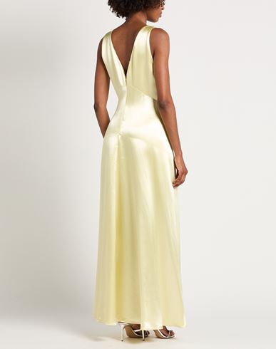 Woman Maxi dress Yellow Size 8 Viscose
