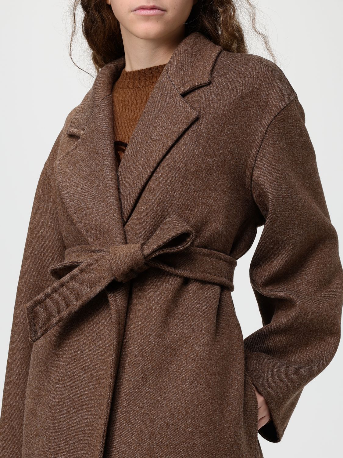 Coat Woman color Blue
