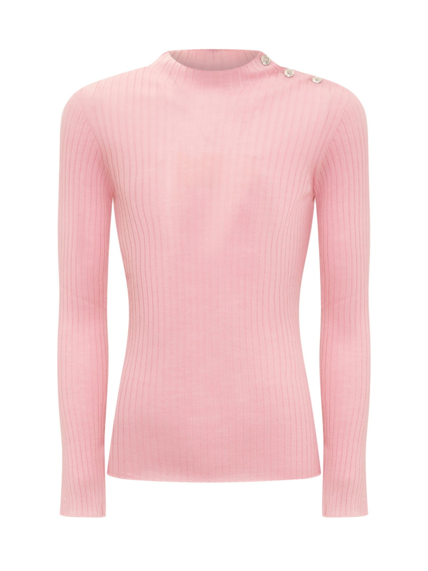 Kids Pink Knitted Sweater
