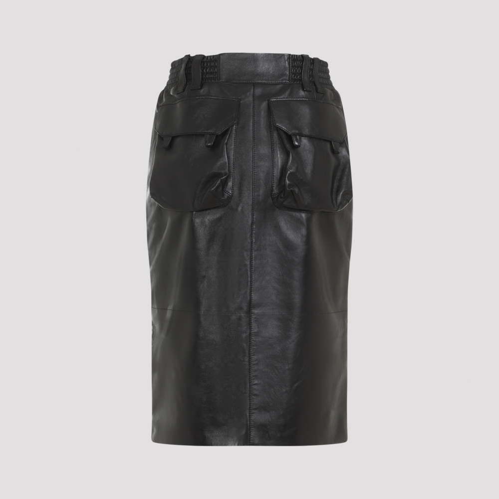 Leather Mini Skirt