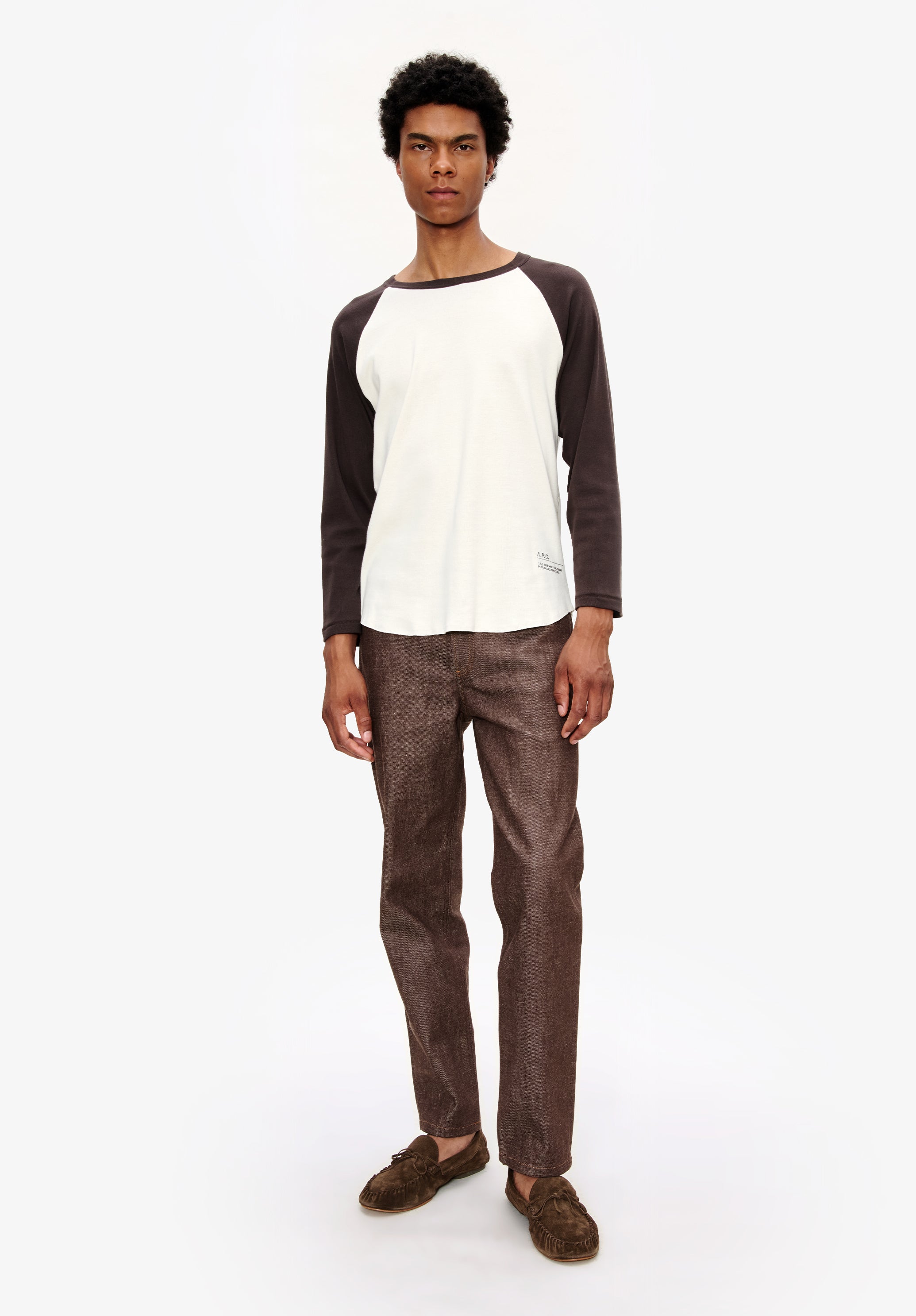 A. P.C. Men's Quarter T-shirt Size: Small in Beige