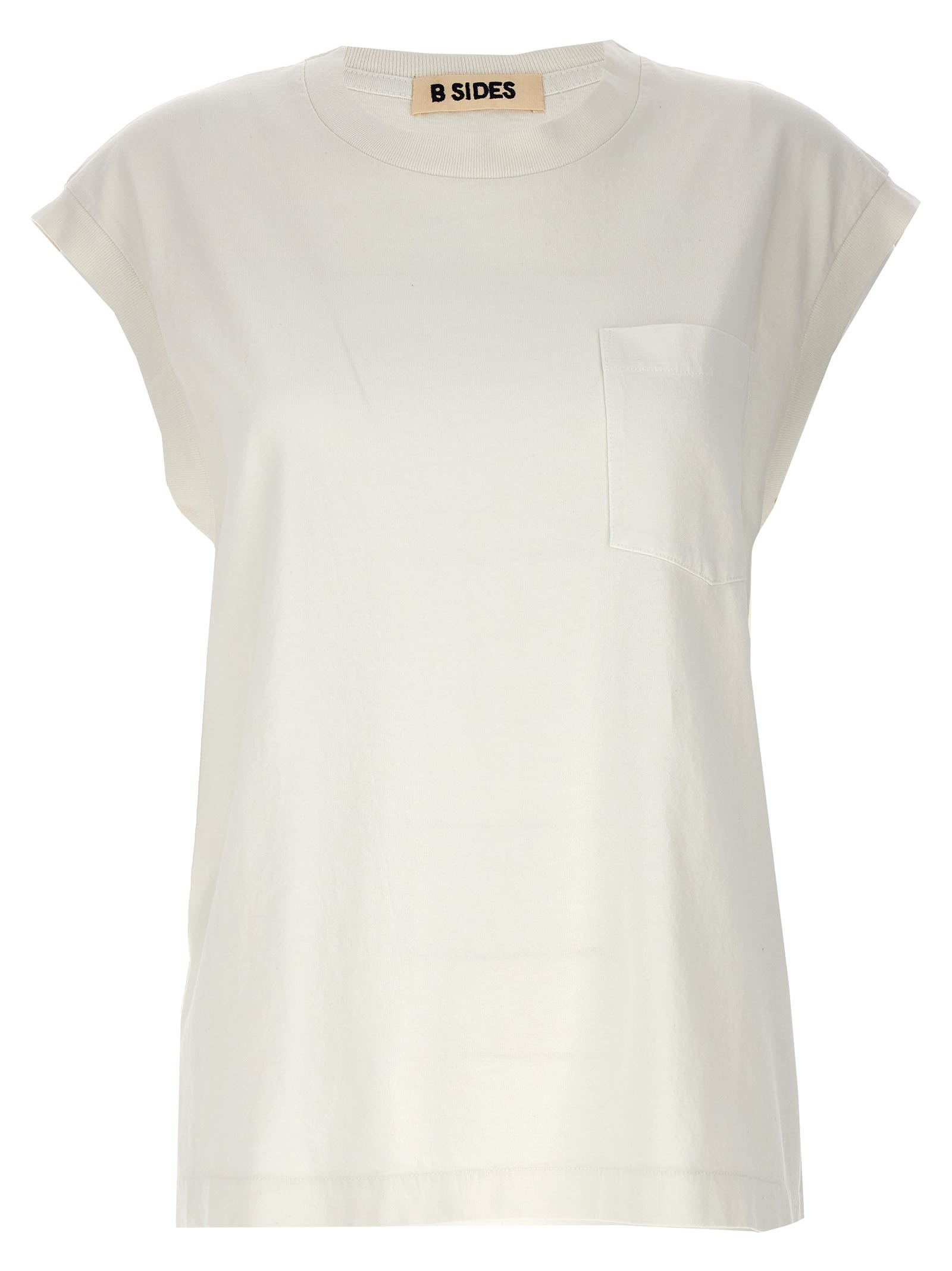 -Basic Tank Top Top Bianco-Donna