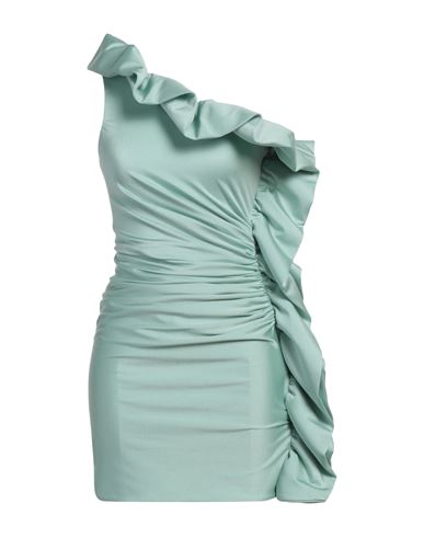 House Of Amen Woman Mini dress Light green Size 8 Polyamide, Elastane