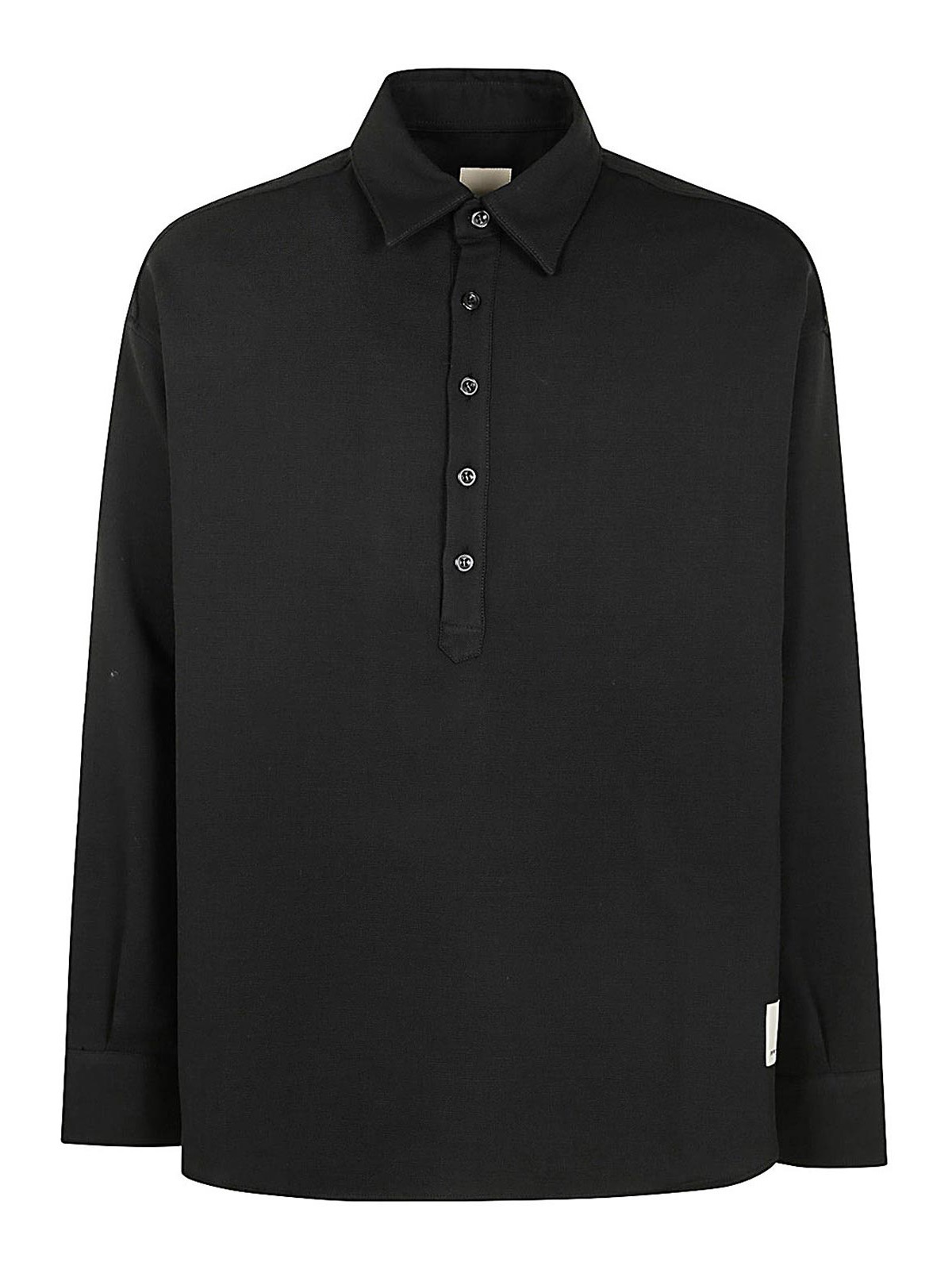 Buttoned Pullover Shirt