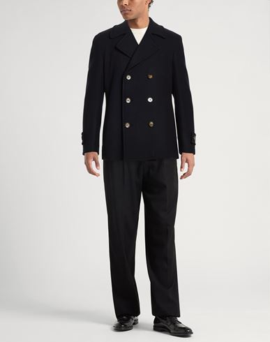 Man Coat Midnight blue Size 36 Wool