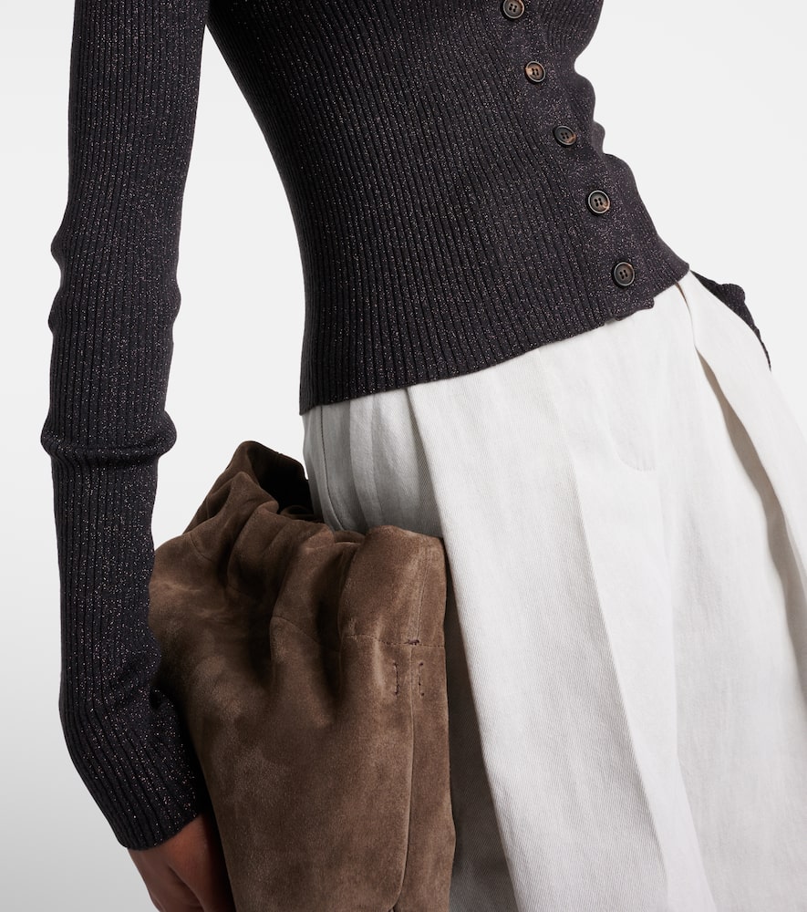 Cashmere and silk-blend cardigan