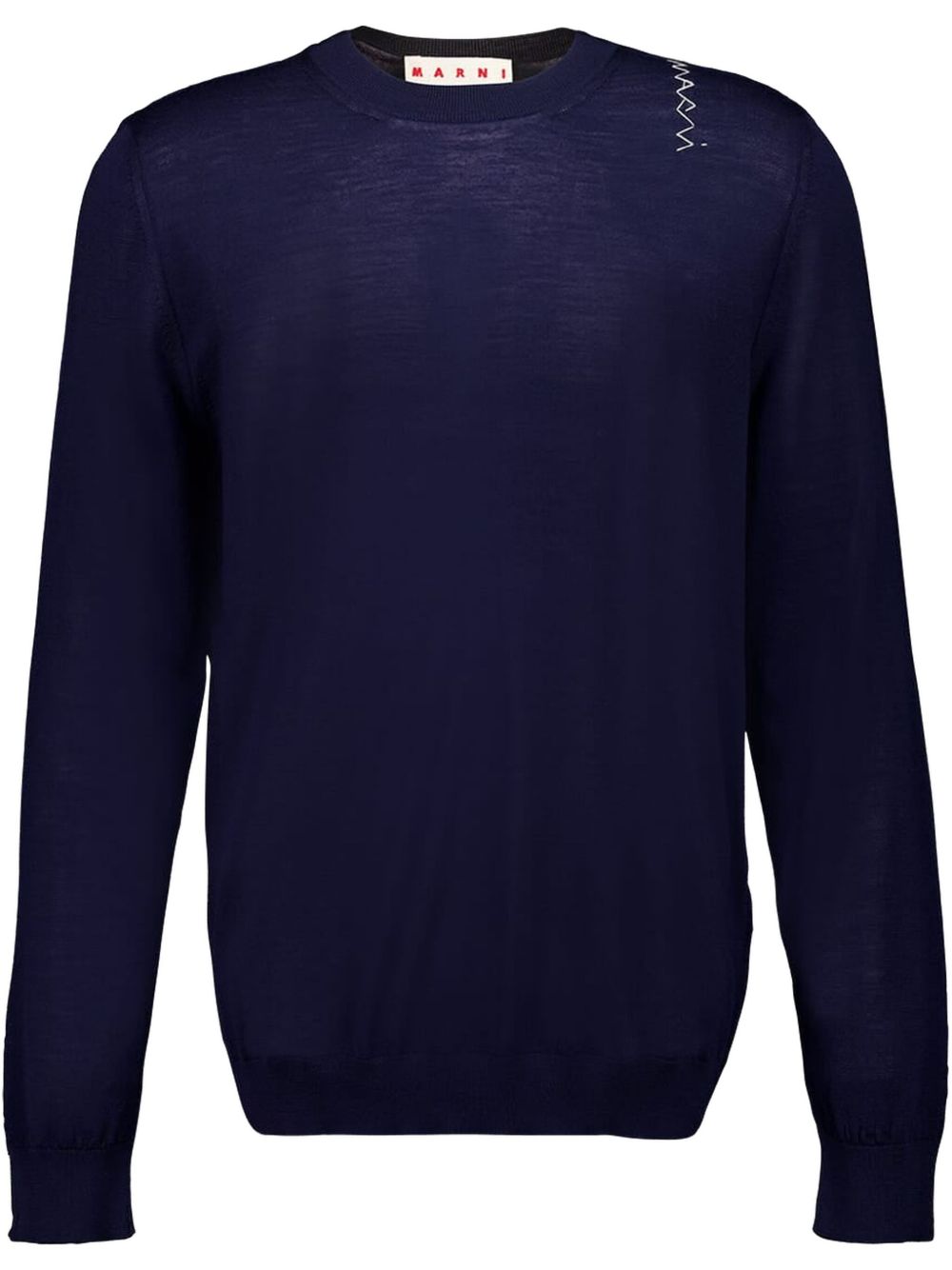 Marni embroidered sweater - Blue
