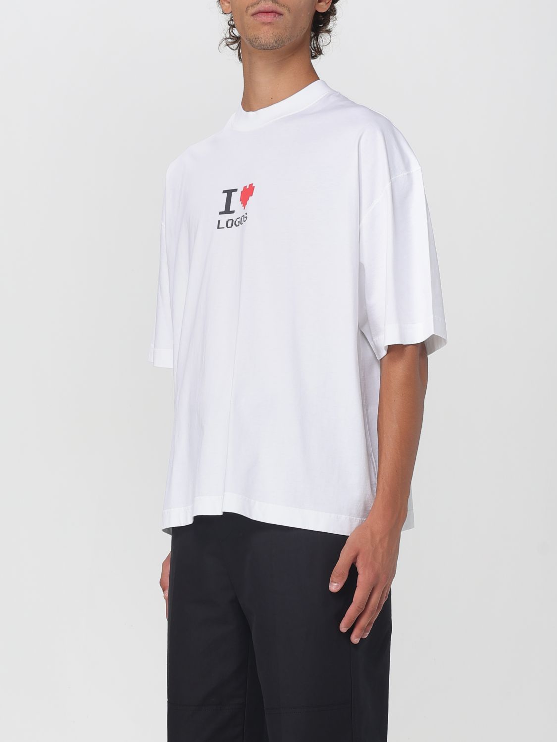 I Love Logos-print T-shirt - White