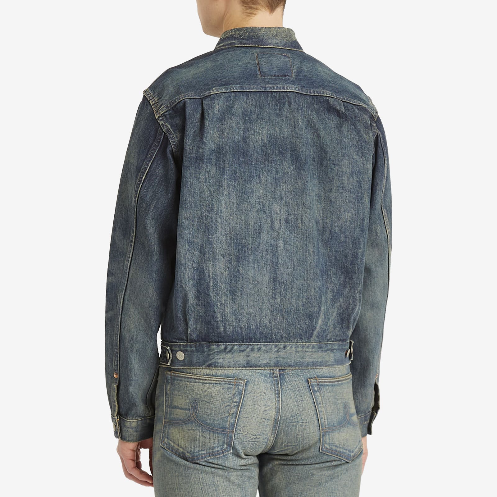 RRL Men's Type 2 Denim Trucker Jacket in Westview Wash