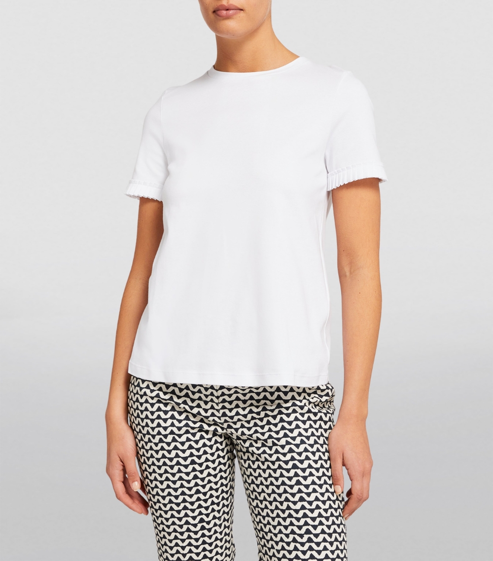 Cotton Frill-Detail T-Shirt