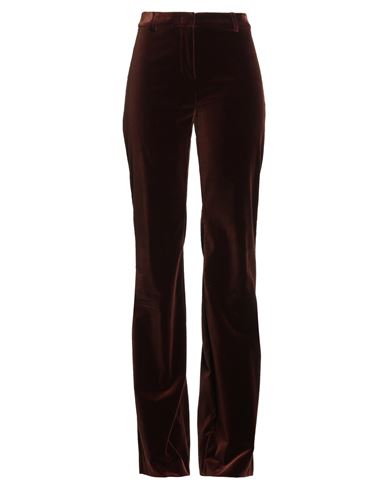 Etro Woman Pants Rust Size 10 Cotton, Elastane