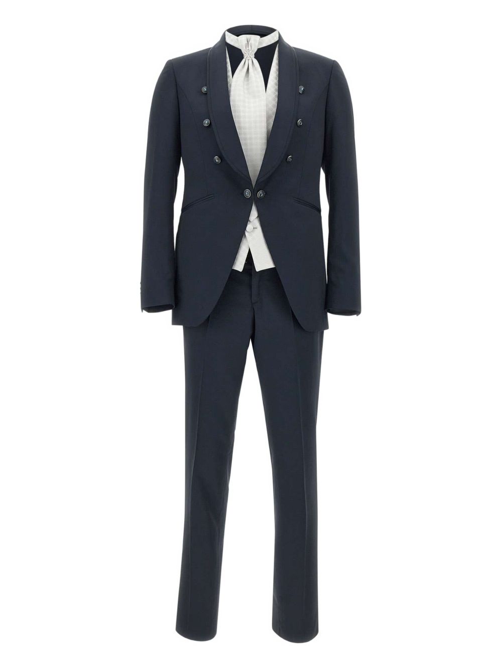 Carlo Pignatelli three-piece shawl-lapels suit - Blue