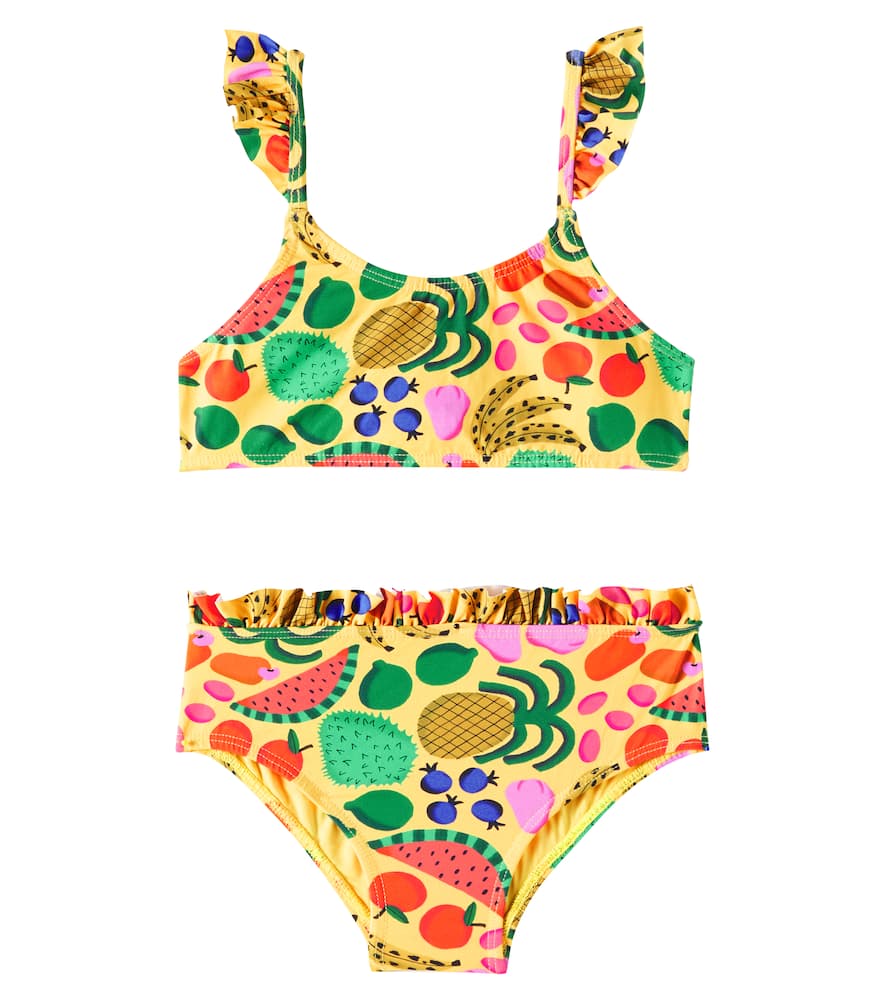 Fábula Printed ruffled bikini