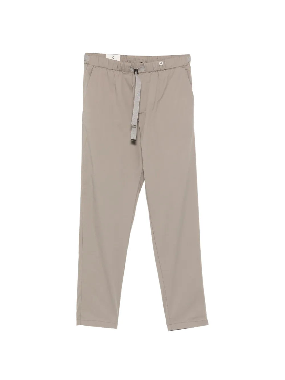 Elasticated-Waistband Trousers — Dove grey