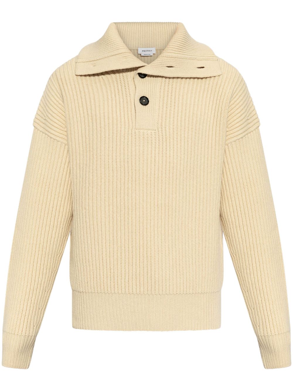 Ribbed sweater - Neutrals