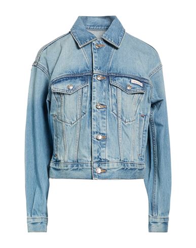 Woman Denim outerwear Blue Size XXS Cotton