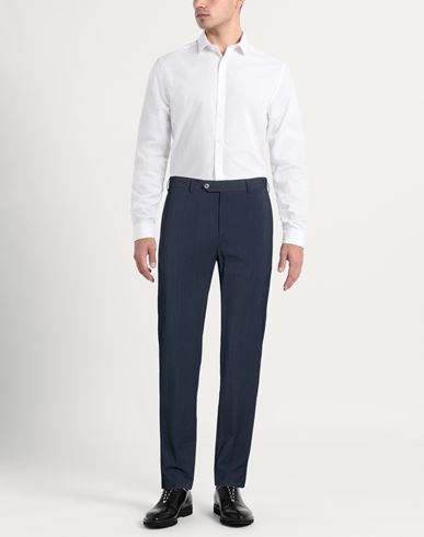 Man Pants Midnight blue Size 32 Virgin Wool, Polyester, Polyamide, Elastane