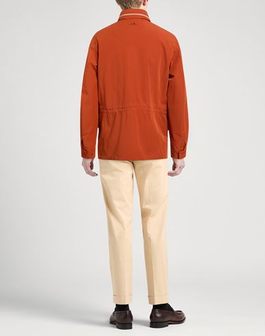 Man Jacket Rust Size XL Polyester, Elastane