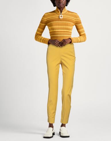 Malìparmi Woman Pants Marigold Size 2 Cotton, Elastane