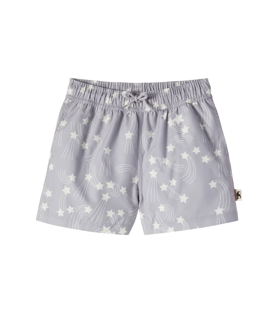 Starfall printed swim trunks