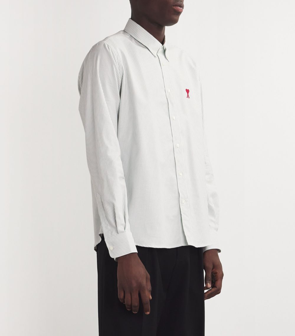 Cotton Striped Oxford Shirt
