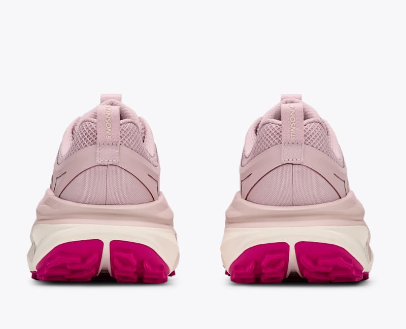 HOKA Women's Stinson 8 Shoes in Pink Opal/Alabaster