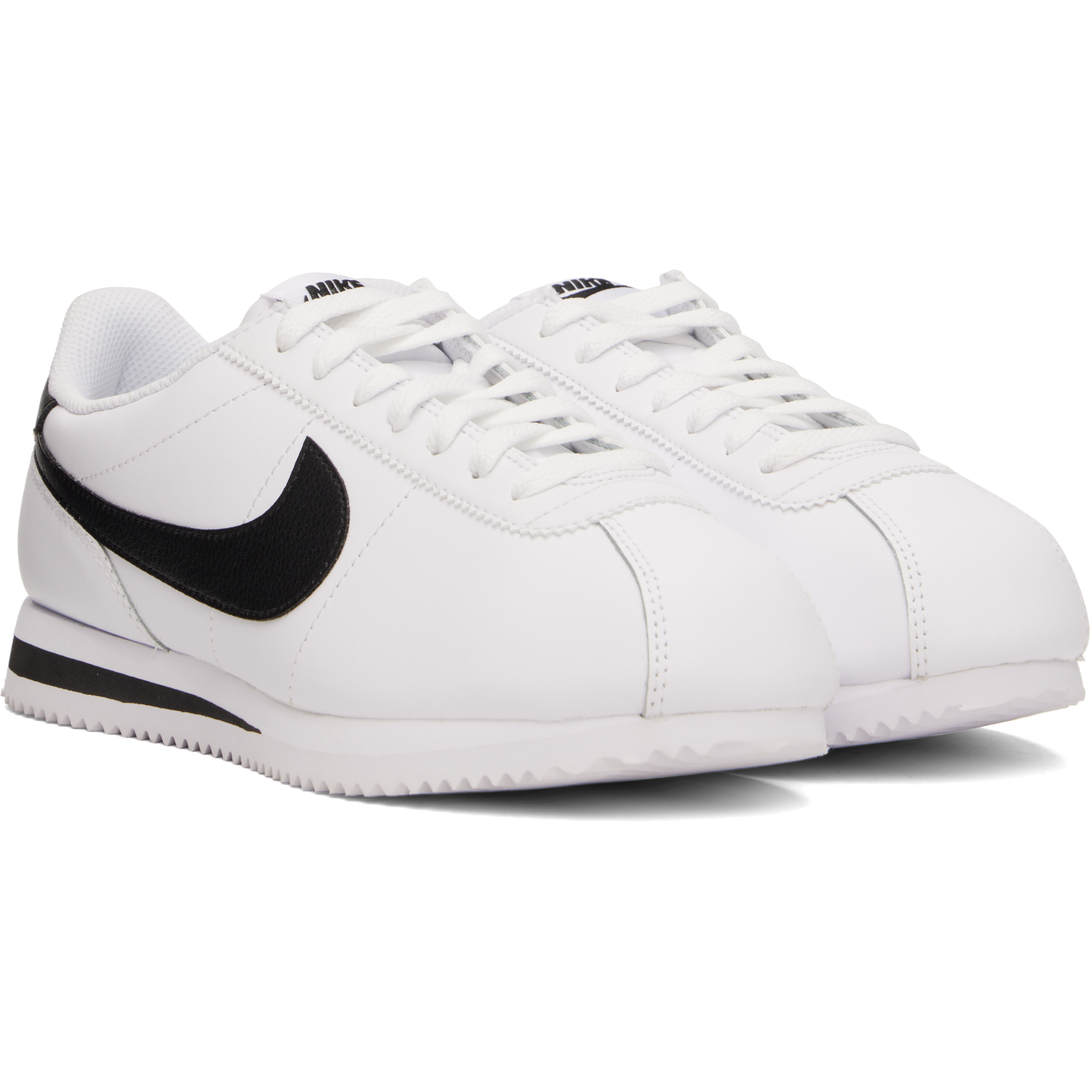 White Cortez Leather Sneakers