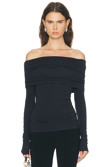 A.L.C. Adeline Top in Night Blue - Navy. XS also in