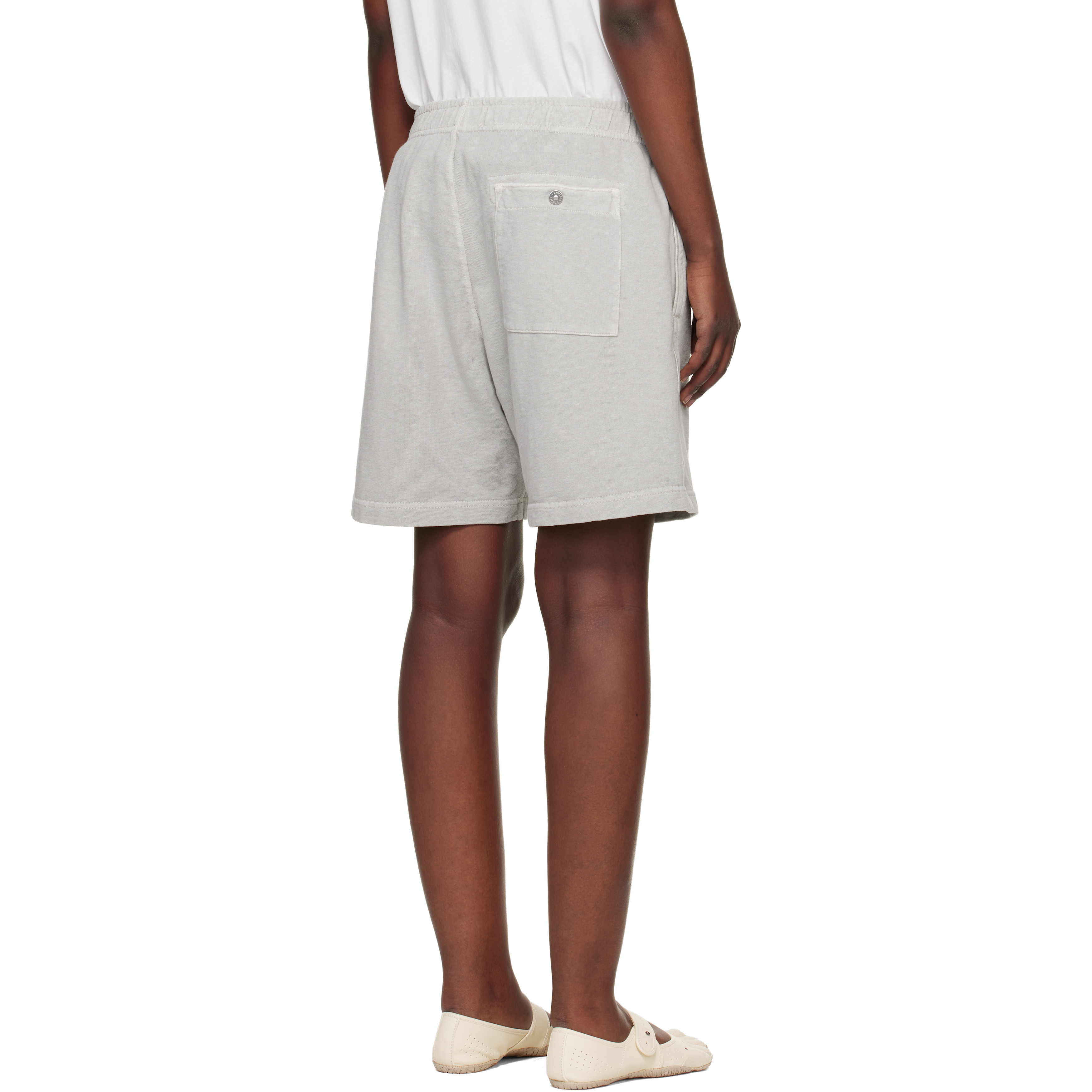 Gray 6200014 Malfilé Fleece Old Effect Shorts