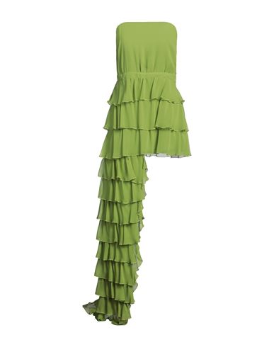 Woman Mini dress Lime green Size 6 Polyester