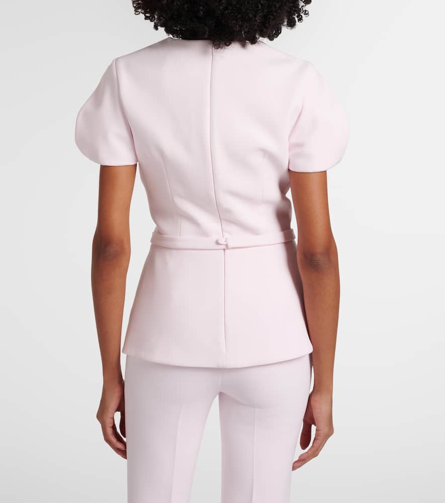 Leighton crêpe top
