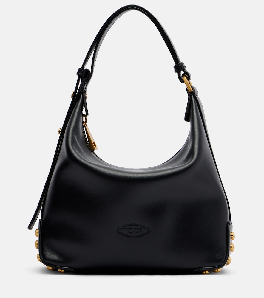 Metal Dots Mini leather shoulder bag
