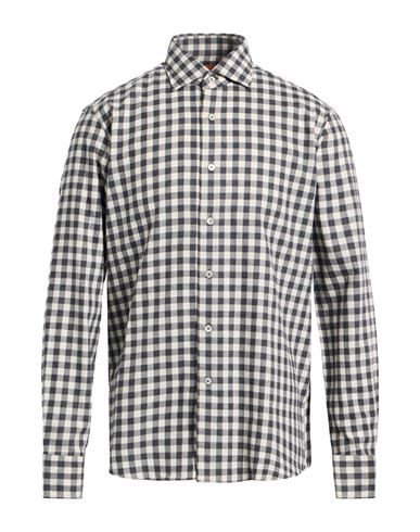 Washed Man Shirt Grey Size 16 Cotton