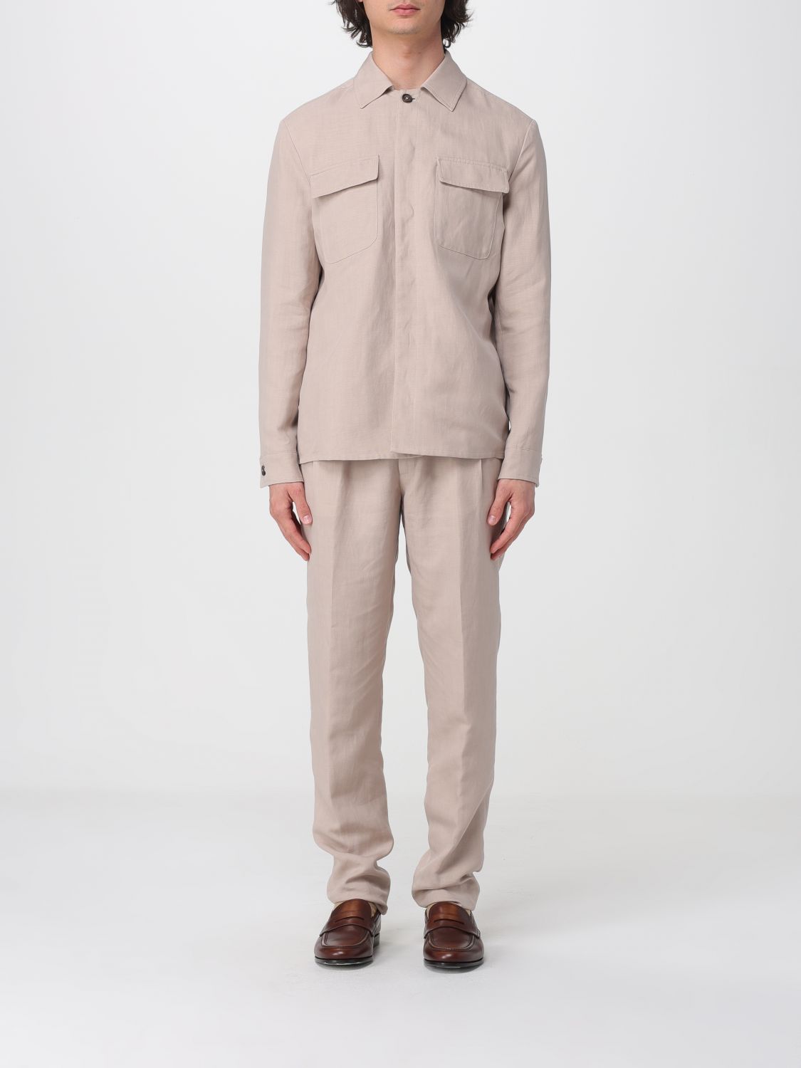 Suit Men color Blush Pink