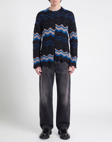 Man Sweater Blue Size 3 Polyamide, Wool, Acrylic, Elastane, Mohair wool