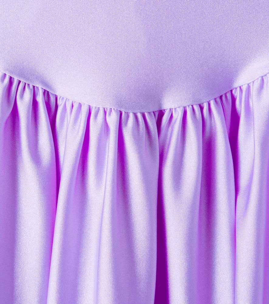 Konges Sløjd Mousse gathered jersey dress