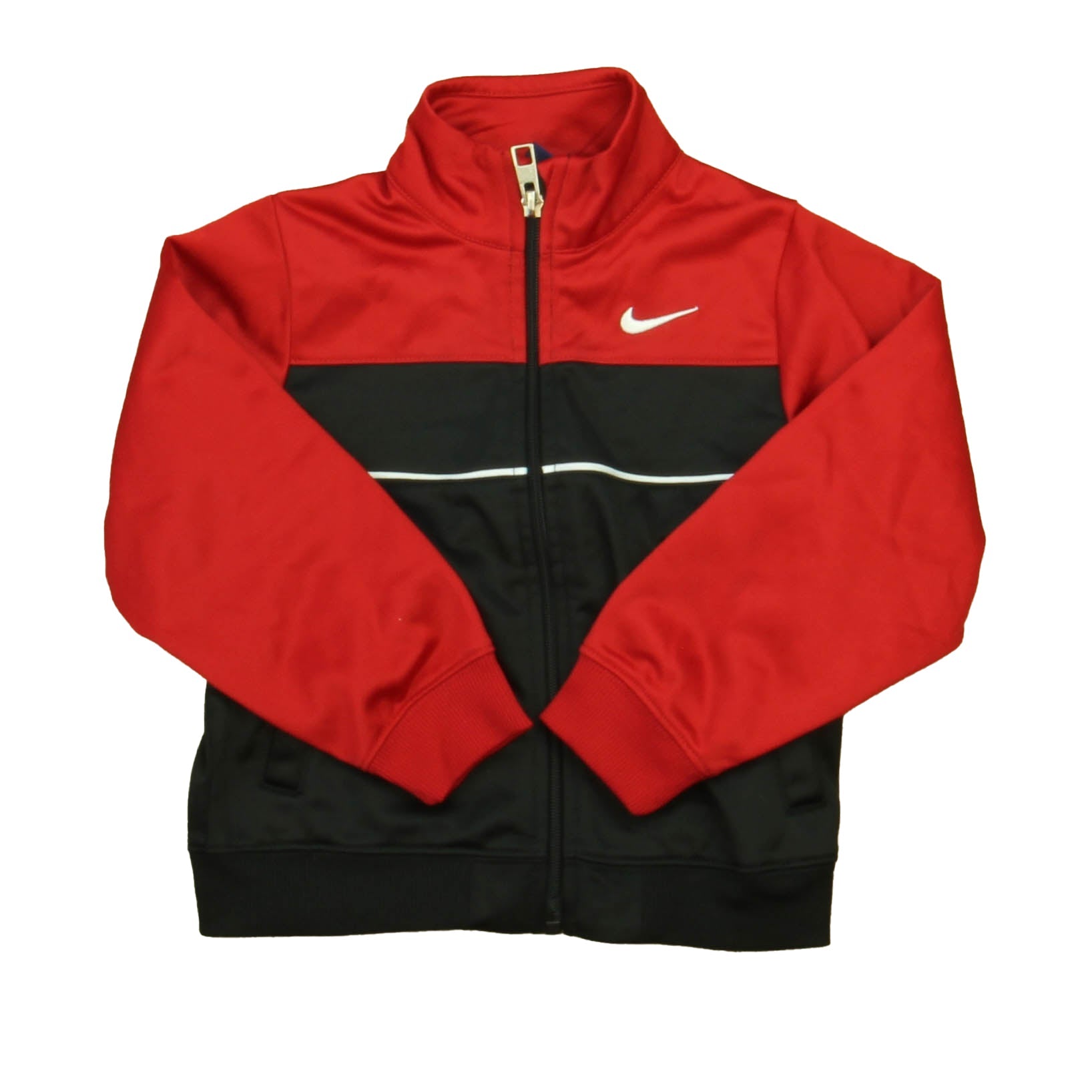 Boys Black Red Athletic Top