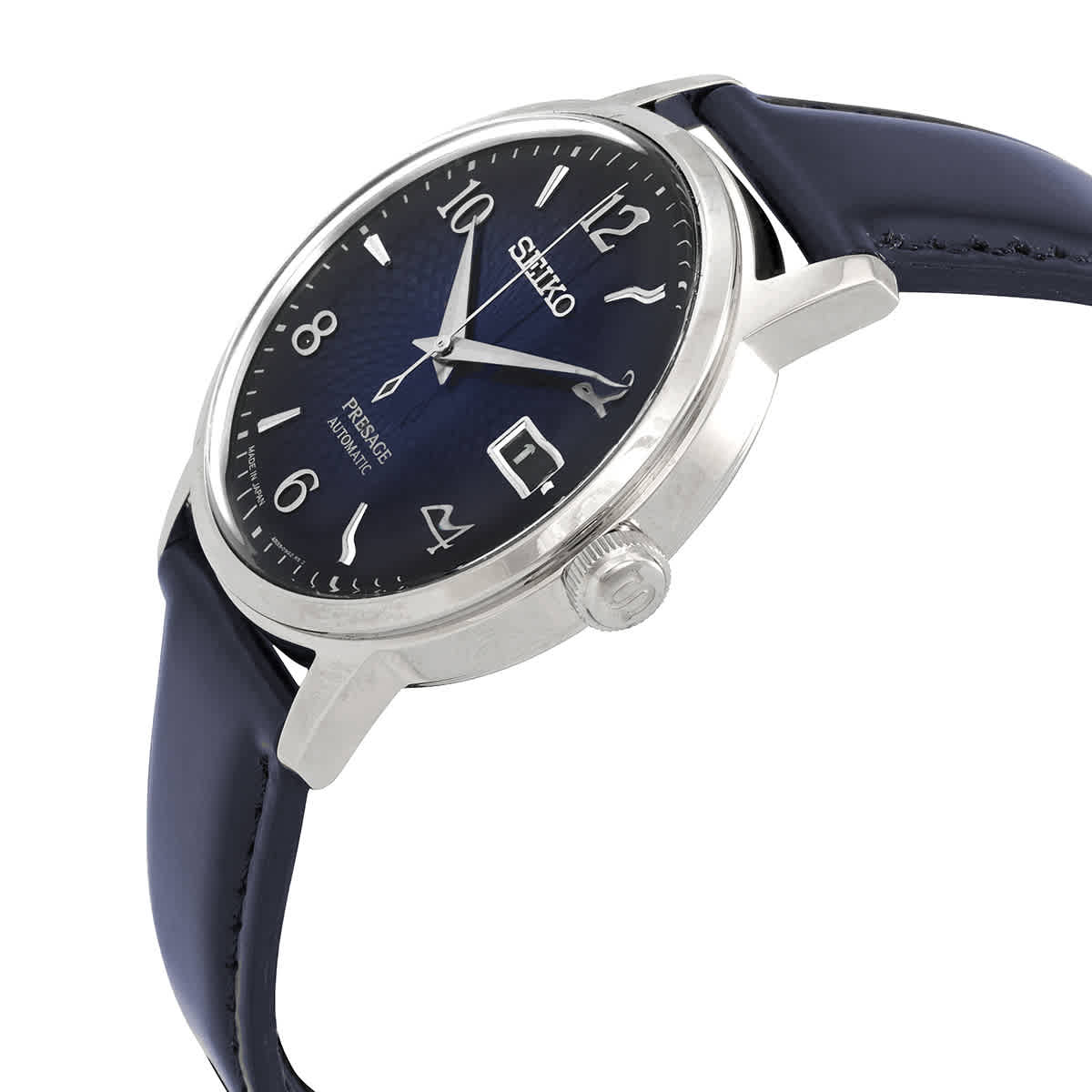 Presage Cocktail Time Automatic Blue Dial Mens Watch SRPE43