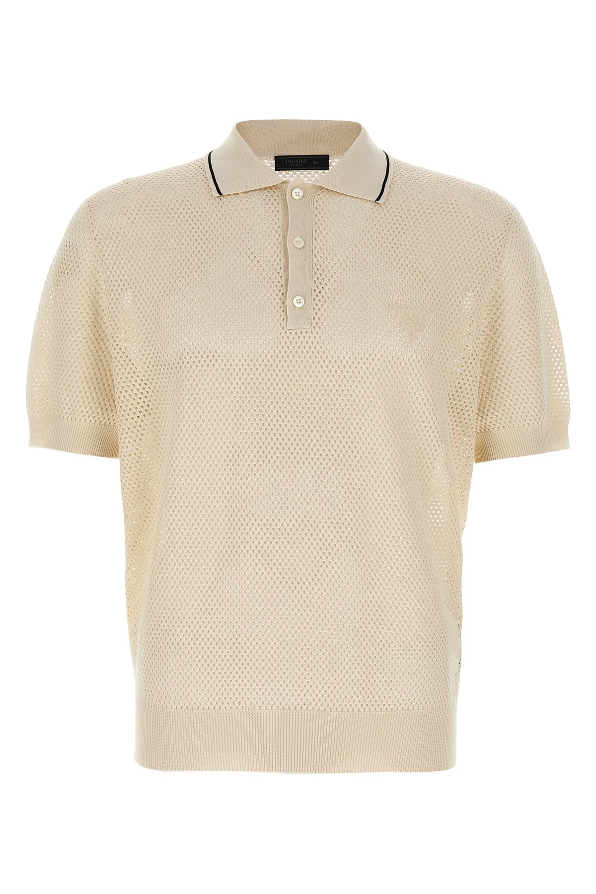 Openwork Polo Shirt
