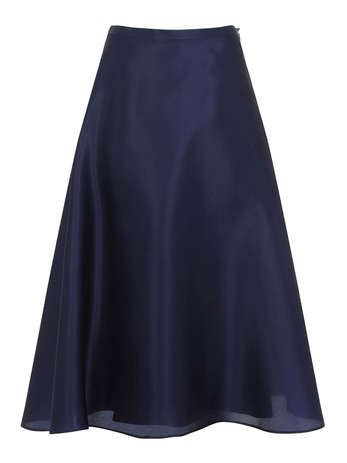 Silk Midi Skirt