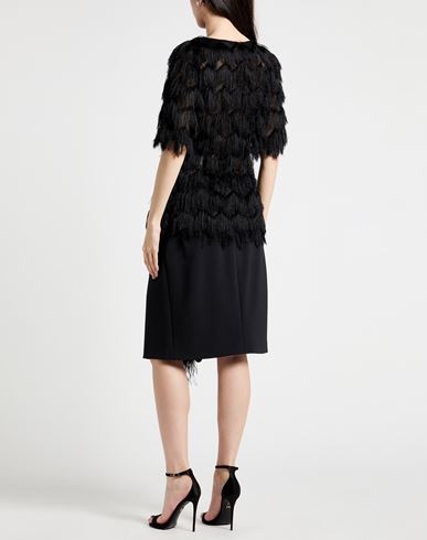 Woman Top Black Size 2 Polyester, Elastane