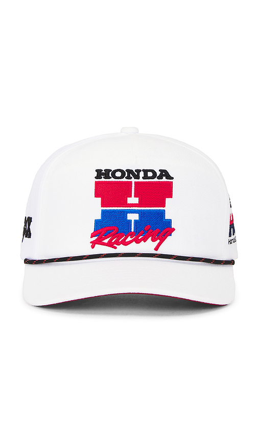 Fox Racing x Honda Snapback Hat in White