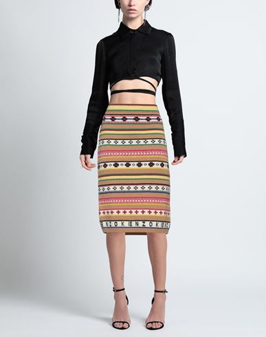 Woman Midi skirt Camel
