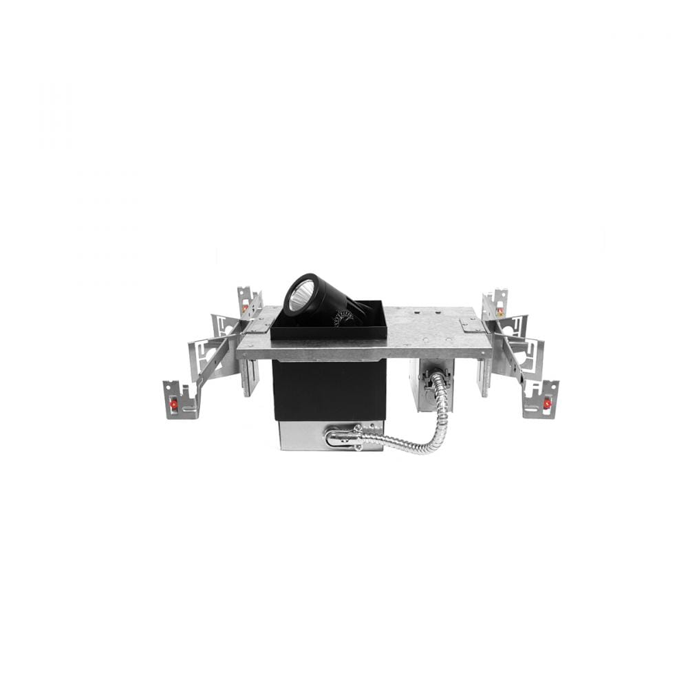 WAC Lighting 120V 1-Light LED Precision Multiple Single Light Housing with Light Engine in Black - MT4LD111NE-S30-BK