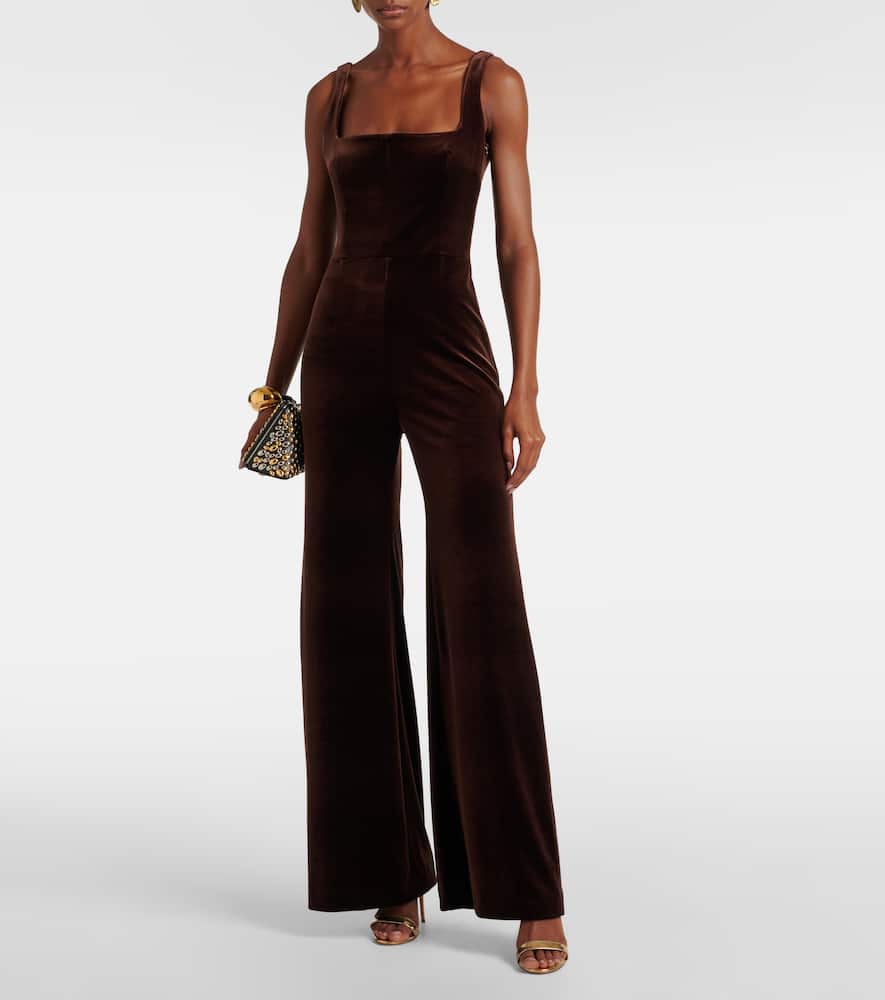 Vesper velvet jumpsuit
