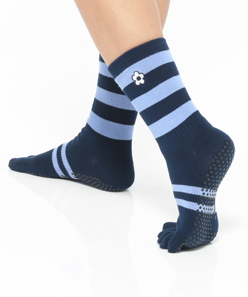 Blueberry Socks Pilates Socks Toesox Non-Slip Socks