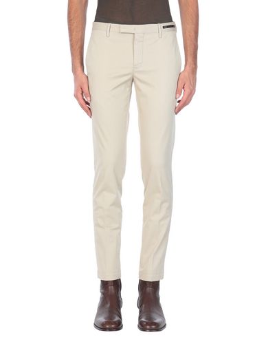 Man Pants Beige Size 38 Cotton, Elastane